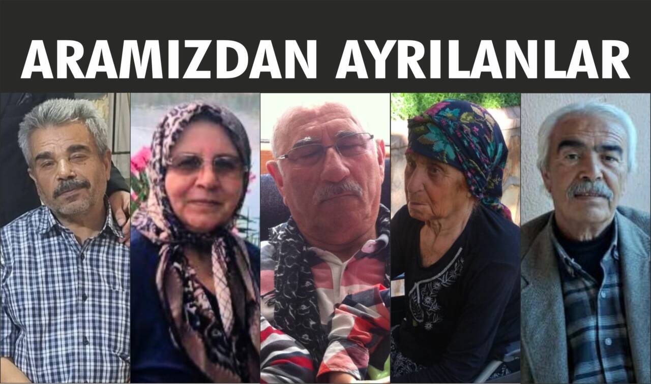 09-10.10.2025 Perşembe, Cuma gününe ait Besni’de Vefat Edenler köşesi.