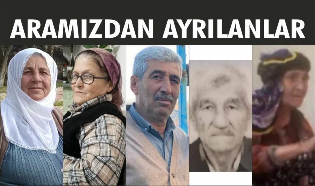 12-13.10.2025 Pazar, Pazartesi gününe ait Besni’de Vefat Edenler köşesi.