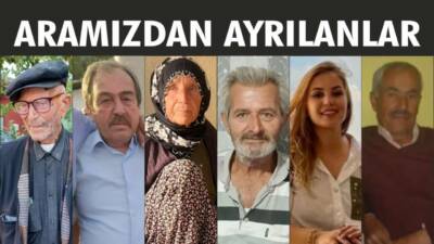 19-22.10.2025 Pazar, Pazartesi, Salı, Çarşamba gününe ait Besni’de Vefat Edenler