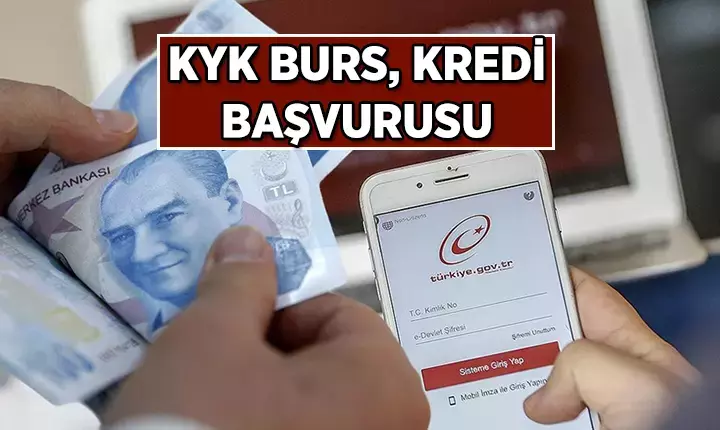 Üniversite öğrencilerinin merakla beklediği KYK burs ve kredi başvuruları için