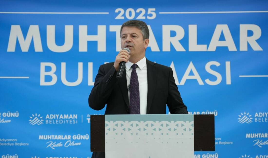 Başkan Tutdere Muhtarlarla Bir Araya Geldi: “Önceliğimiz Köyüyle, Kentiyle Adıyaman Halkıdır” Adıyaman Belediye Başkanı Abdurrahman Tutdere, merkez mahalle ve köy muhtarlarıyla