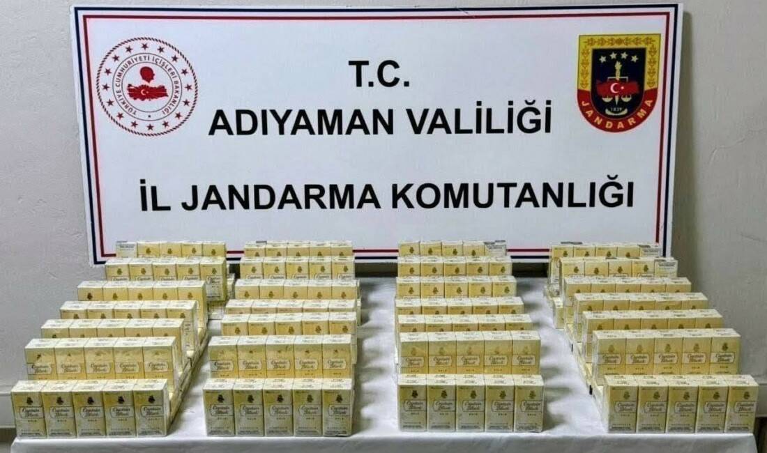 Adıyaman’da 530 paket kaçak sigara ele geçirildi Adıyaman’da jandarma ekiplerinin yaptığı operasyonda 530 paket kaçak sigara ele
