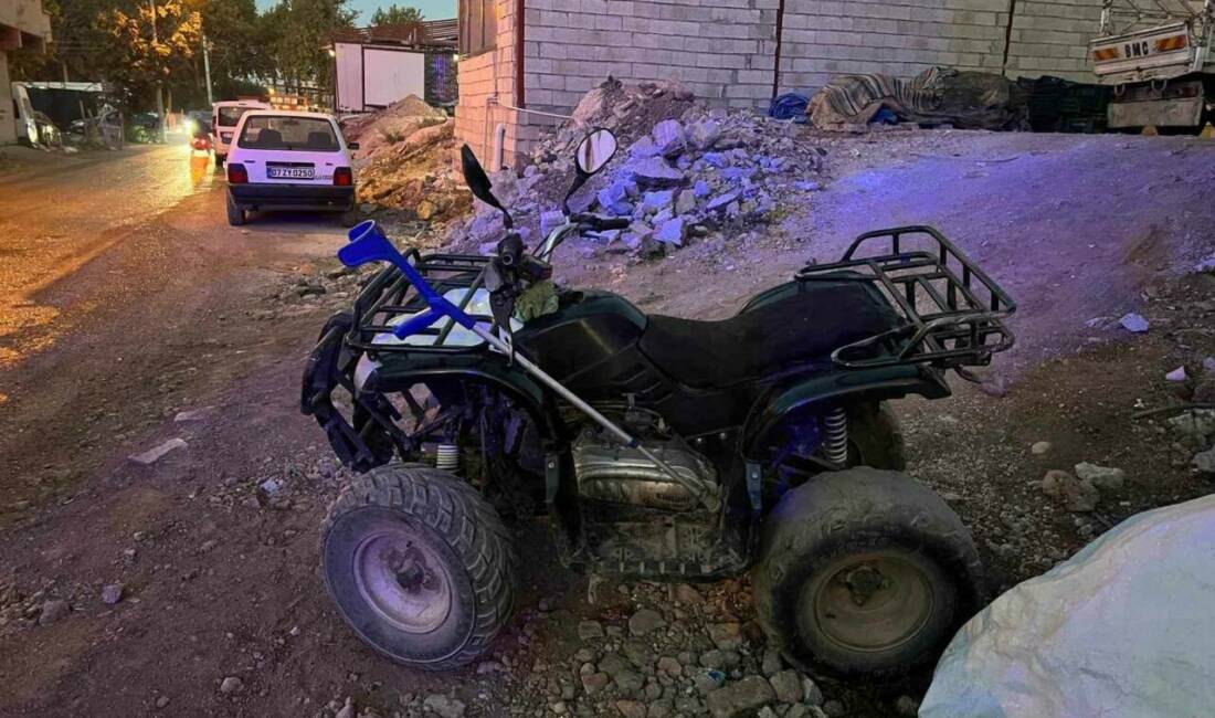 Adıyaman'ın Gölbaşı ilçesinde meydana gelen kazada ATV'nin devrilmesi sonucu sürücü