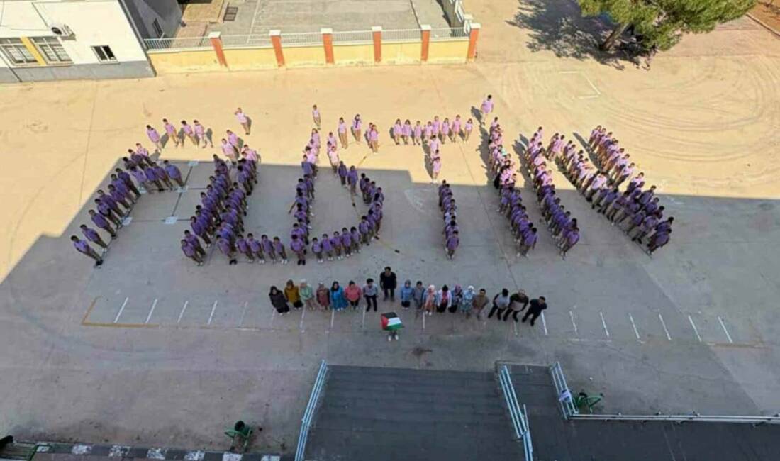 Gaziantep'in Araban ilçesindeki okullarda çeşitli etkinlikler düzenlenerek Filistin ve Gazze'ye