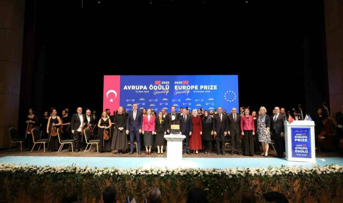 Gaziantep Büyükşehir Belediyesi'nin katkılarıyla Avrupa Ödülü sahibi olan Gaziantep, ödül