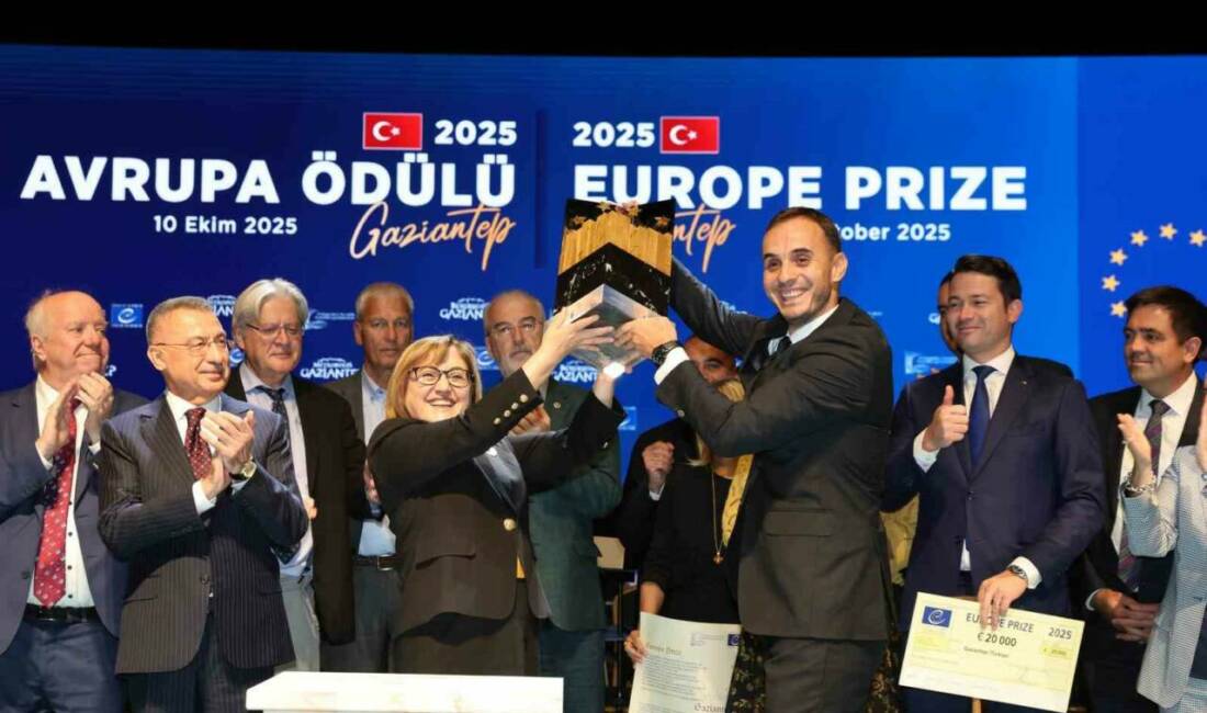 Gaziantep, Avrupa Konseyi Parlamenter Meclisi tarafından verilen 2025 Avrupa Ödülü'ne