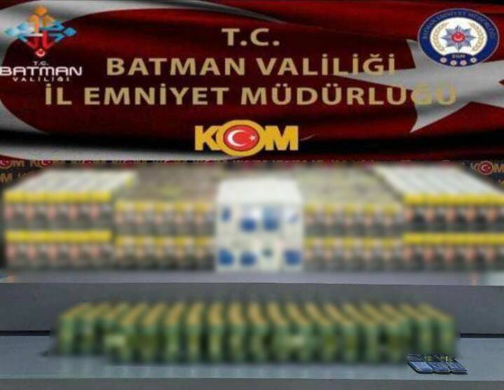 Batman İl Emniyet Müdürlüğü ekipleri tarafından yapılan çalışmada, şehir girişinde