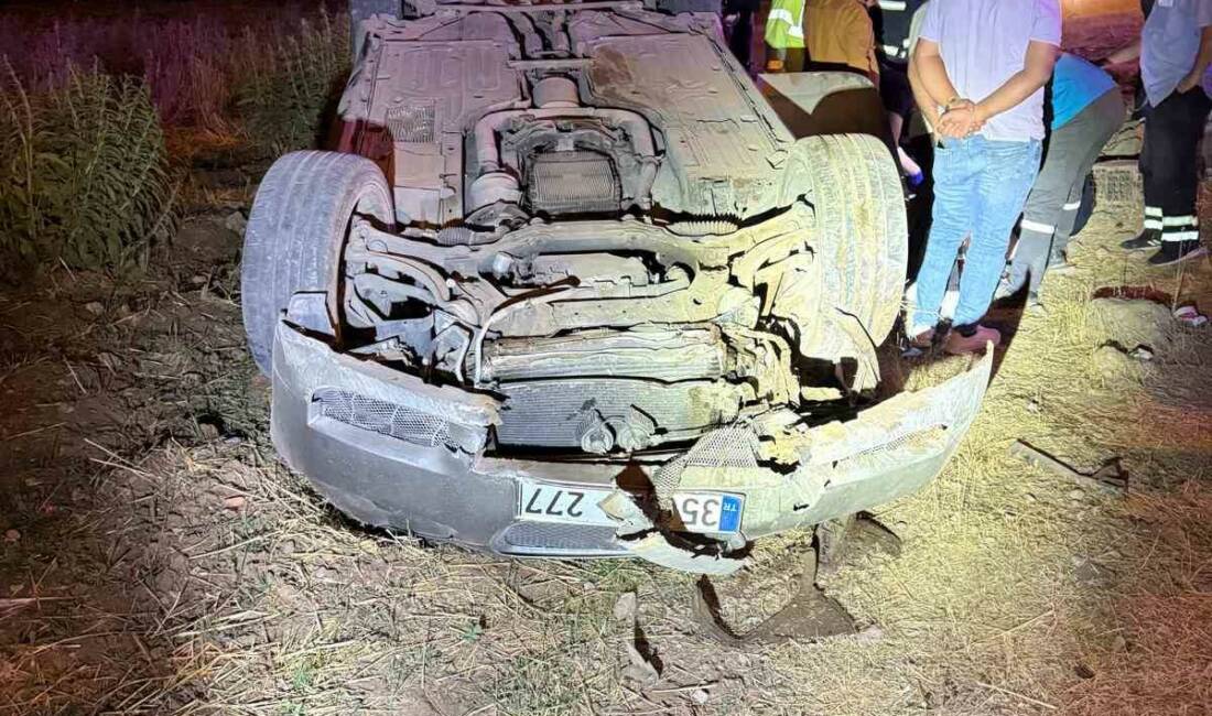 Batman'ın Güney çevre yolunda meydana gelen trafik kazasında sürücüsünün direksiyon
