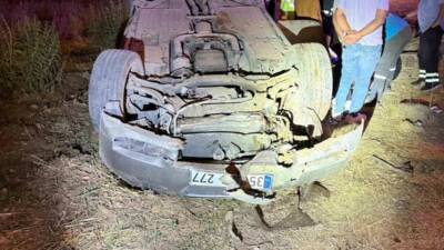 Batman'ın Güney çevre yolunda meydana gelen trafik kazasında sürücüsünün direksiyon