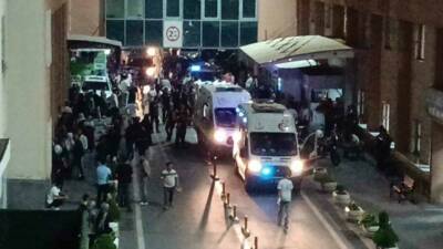 Batman Çevre Yolu'nda meydana gelen trafik kazasının ardından çıkan bıçaklı