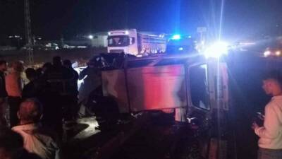 Batman-Beşiri kara yolunda meydana gelen zincirleme trafik kazasında bir kişi