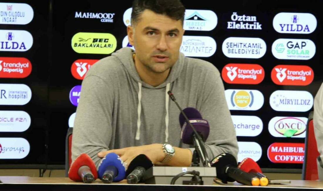 Gaziantep Futbol Kulübü Teknik Direktörü Burak Yılmaz, Antalyaspor maçının ardından