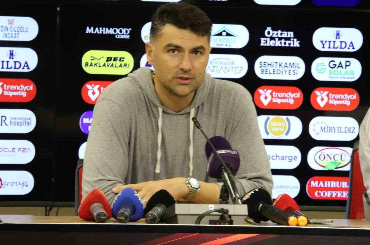 Gaziantep Futbol Kulübü Teknik Direktörü Burak Yılmaz, Antalyaspor maçının ardından