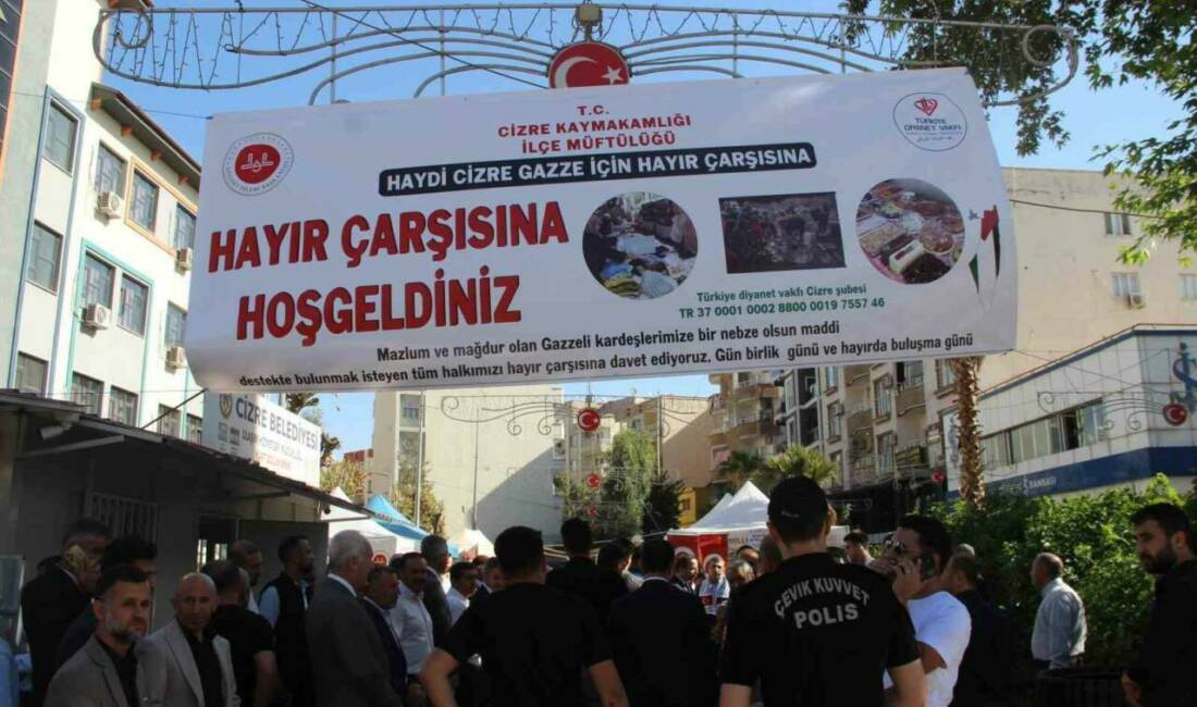 Cizre İlçe Müftülüğü, Gazze'ye yardım amacıyla 'Cizre Filistin için el
