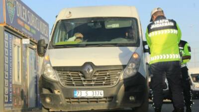 Şırnak'ın Cizre ilçesinde, öğrencilerin güvenliği için okul servislerine yönelik detaylı