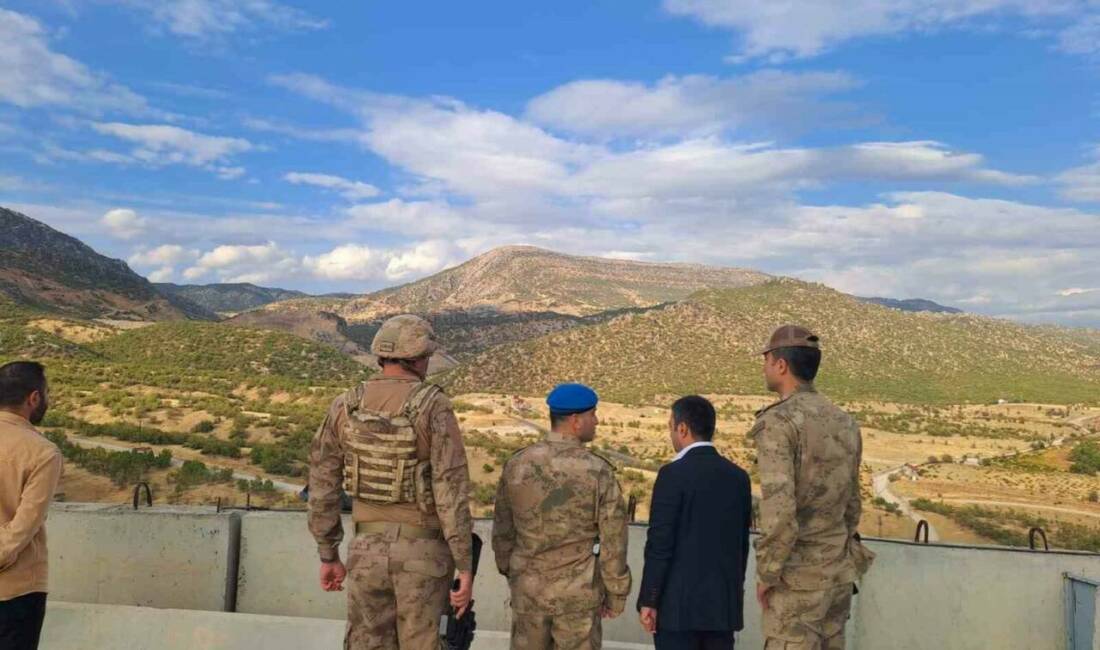 Dicle Kaymakamı Mustafa Atış askeri üs bölgesini ziyaret etti Dicle Kaymakamı Mustafa Atış, Şehit Uzman Çavuş Berkant Şara Üs