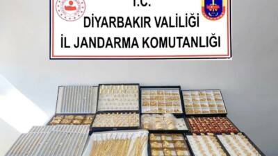 Diyarbakır’ın Çınar ilçesinde kaçak yollarla getirilen 40 milyon lira değerinde