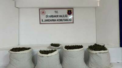 Diyarbakır'da gerçekleştirilen uyuşturucu operasyonlarında, 51 kilo skunk, 42 kilo esrar