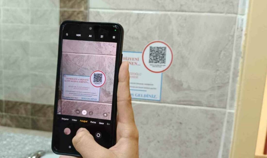 Diyarbakır'daki kamu hastanelerinde hijyen standartlarını yükseltmek amacıyla "QR Kod Temizlik
