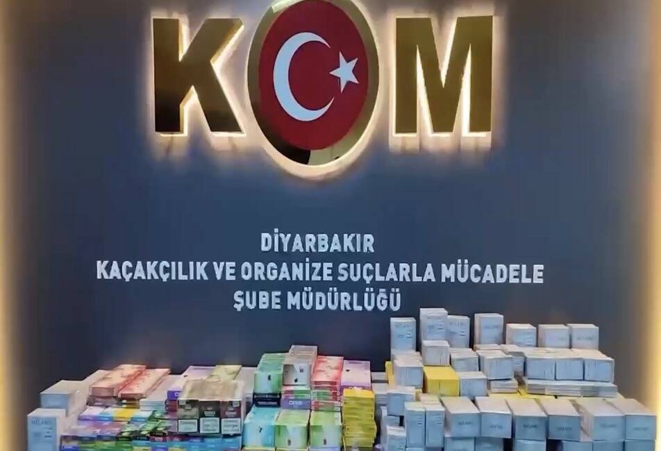 Diyarbakır'da il Emniyet Müdürlüğü tarafından eylül ayında gerçekleştirilen kaçakçılık operasyonlarında