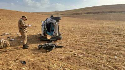 Çınar ilçesinde meydana gelen trafik kazasında 1 kişi hayatını kaybetti,