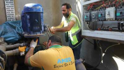 Diyarbakır Büyükşehir Belediyesi ekipleri, kentin dört bir yanına kurulan sulama