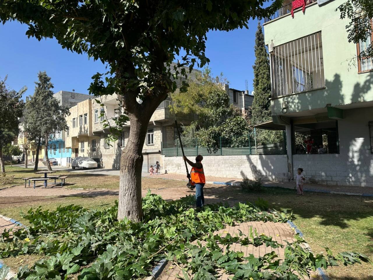 Eyyübiye Belediyesi, yeşil alan miktarını artırmak ve mevcut parkları güzelleştirmek