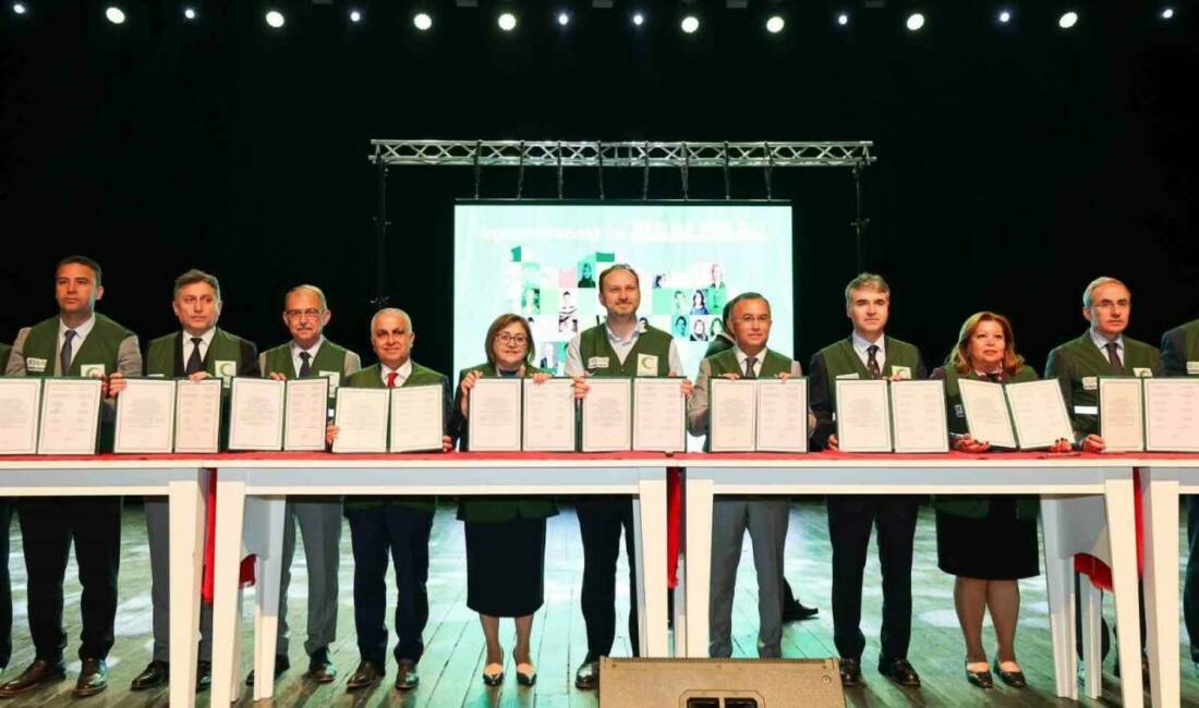 Gaziantep'te, Gaziantep Büyükşehir Belediyesi'nin liderliğinde kurumlar arasında yapılan iş birliğiyle