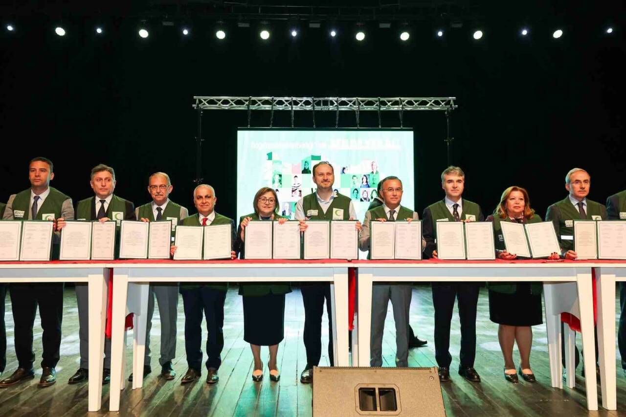 Gaziantep'te, Gaziantep Büyükşehir Belediyesi'nin liderliğinde kurumlar arasında yapılan iş birliğiyle