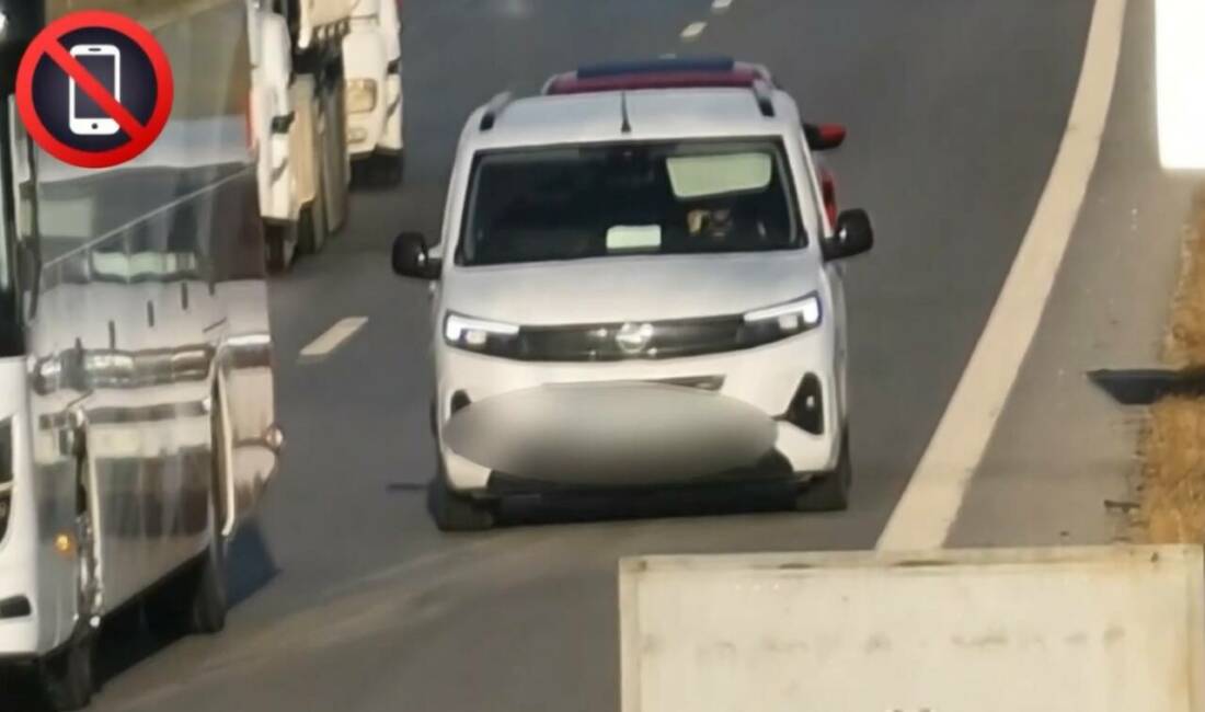 Gaziantep'te jandarma ekipleri, dron destekli otoyol denetimlerinde 4 bin 599