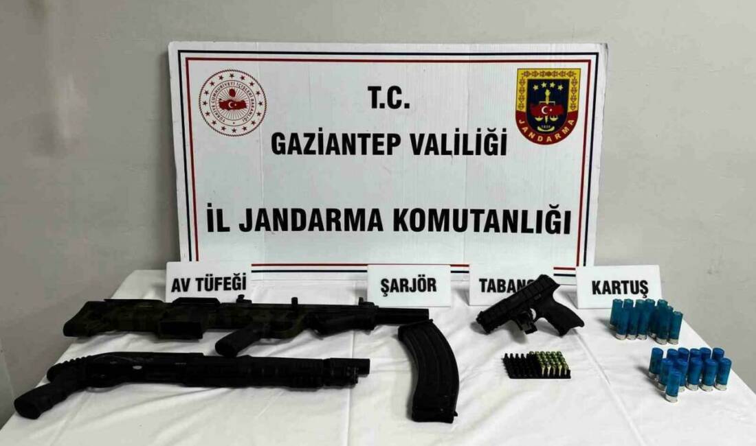 Gaziantep'te son bir ay içerisinde gerçekleştirilen operasyonlarda 28 adet tabanca