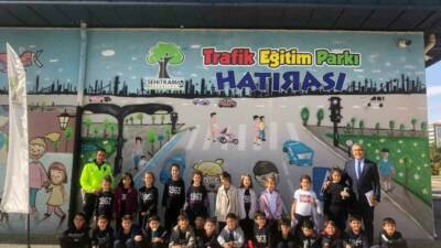 Gaziantep Kolej Vakfı İlkokulu öğrencileri, Trafik Eğitim Parkı’nı ziyaret ederek