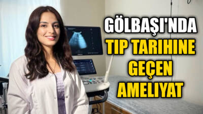 Adıyaman’ın Gölbaşı ilçesinde ilk defa kapalı (Laparoskopik) yöntemle miyom ameliyatı