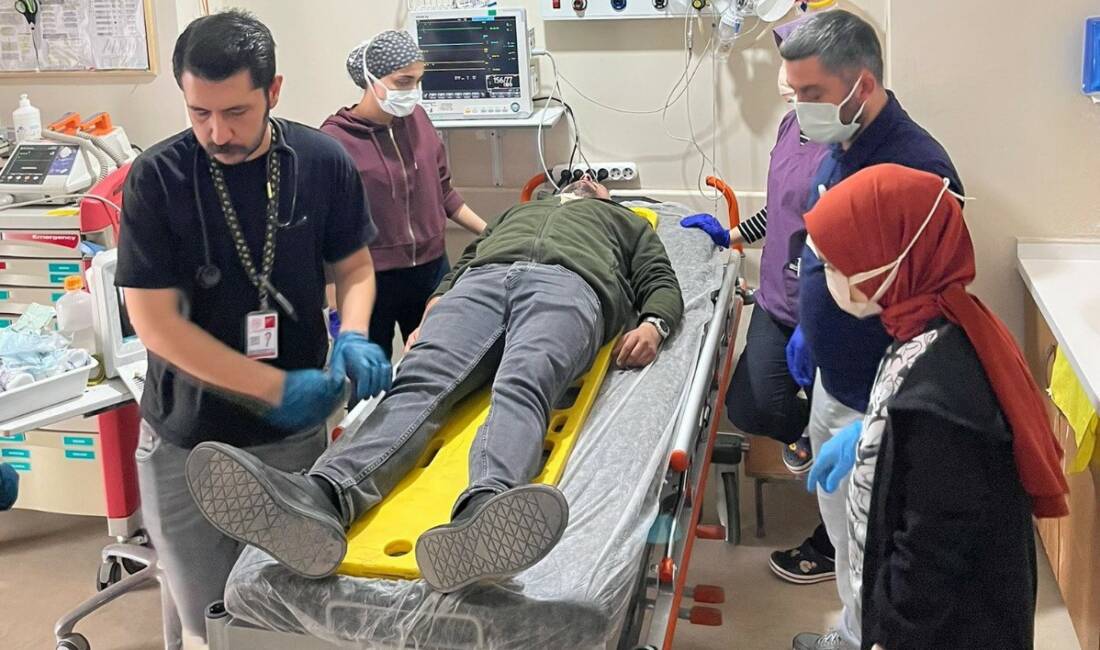 Adıyaman’ın Gölbaşı Devlet Hastanesi’nde, muhtemel toplu yaralanma durumlarına karşı hazırlık
