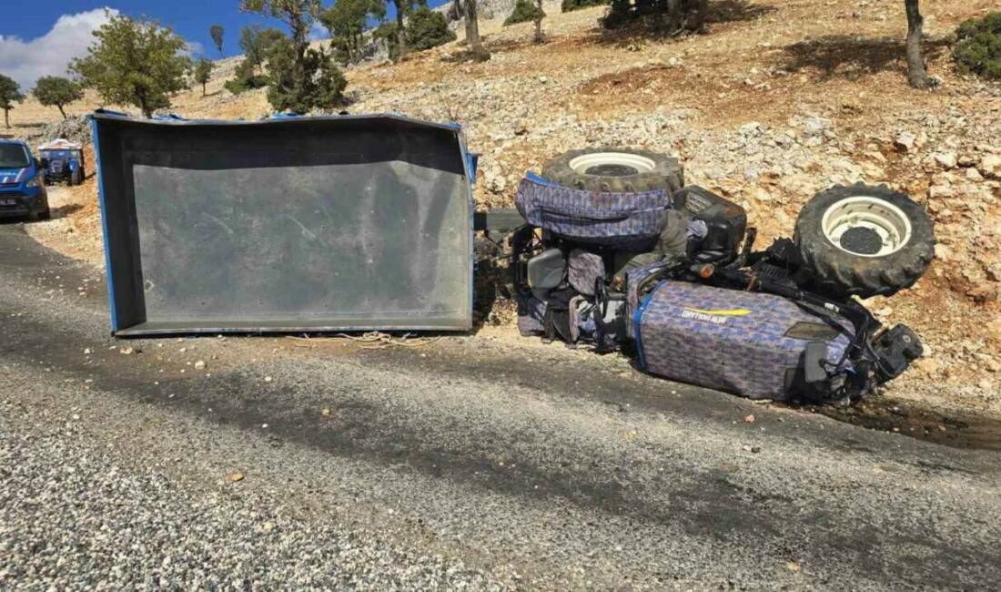 Gölbaşı’nda traktör devrildi: 2 yaralı Adıyaman’ın Gölbaşı ilçesinde traktörün devrilmesi sonucu meydana gelen kazada 2
