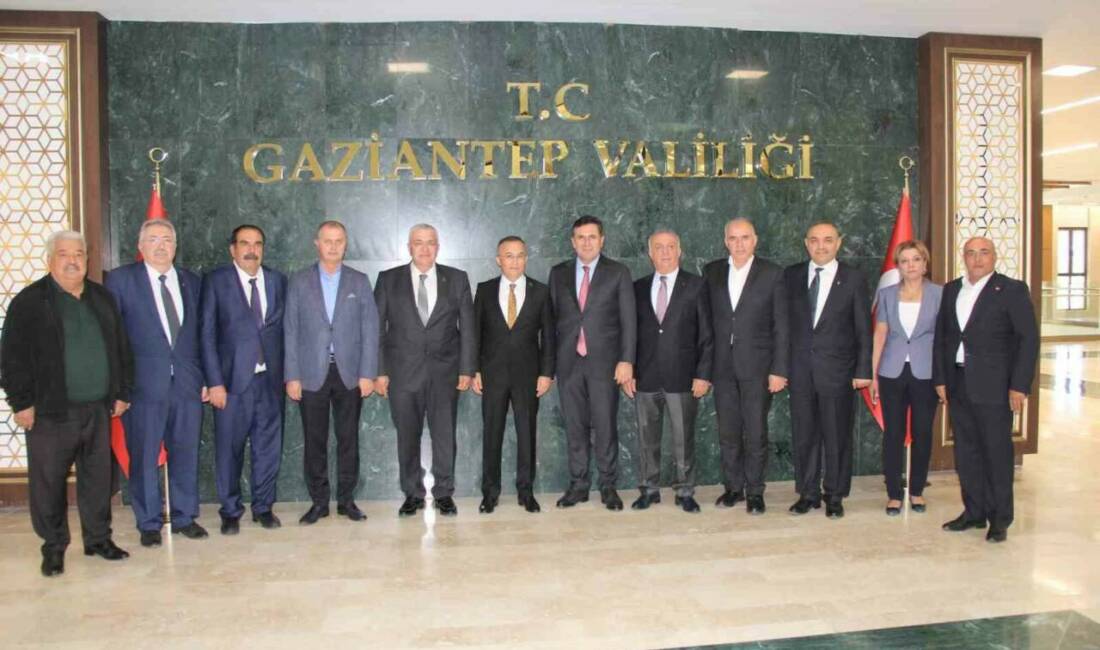 Gaziantep Ticaret Borsası heyeti, Vali ve İl Tarım Müdürü'nü ziyaret