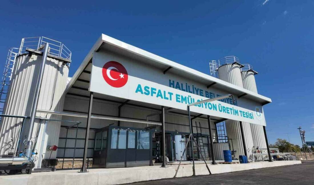 Haliliye Belediyesi, kendi öz kaynaklarıyla sathi asfalt ihtiyacını karşılamak amacıyla