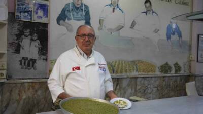 Kilis'e özgü tescilli tatlı Cennet Çamuru, kadayıf, fıstık, şeker ve