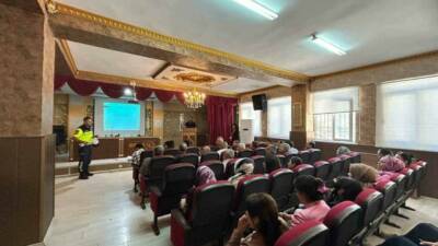 Kilis'te, servis araçlarında güvenliği artırmak amacıyla Kilis Mesleki ve Teknik