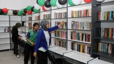 Kahta ilçesinde Mesut Ekni Anadolu Lisesi'nde hayırseverin destekleriyle inşa edilen