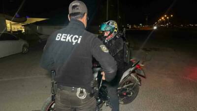 Adıyaman'da depremzedeler için kurulan konteyner kentlerde asayiş uygulamaları Çarşı ve