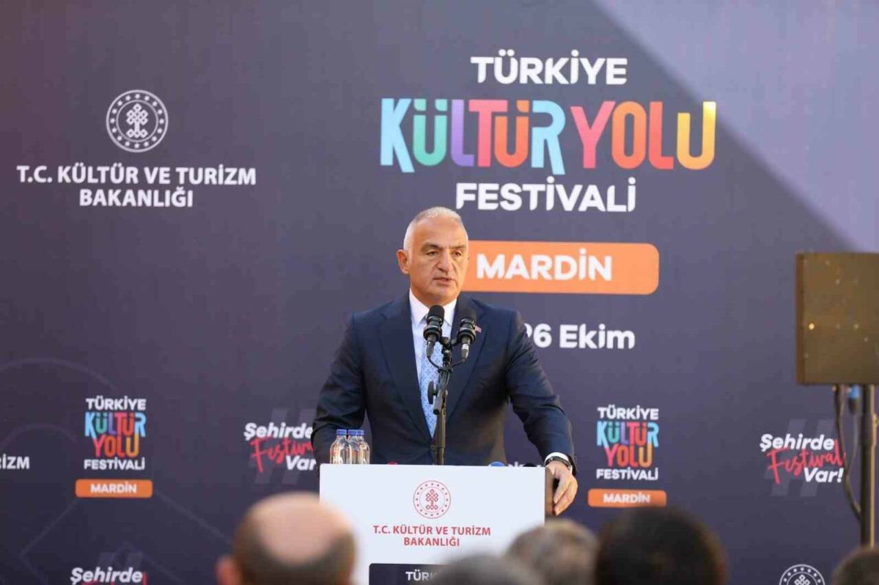 Mardin Kültür Yolu Festivali'nin açılış programında Kültür ve Turizm Bakanı