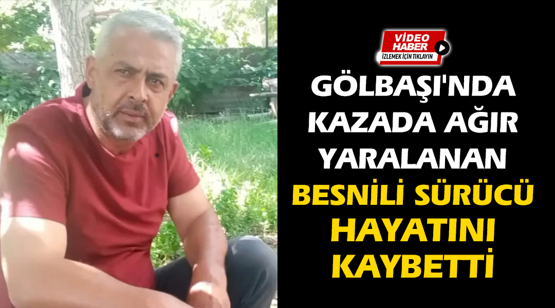 Adıyaman'ın Gölbaşı ilçesinde motosiklet kazasında ağır yaralanan sürücü, tedavi gördüğü
