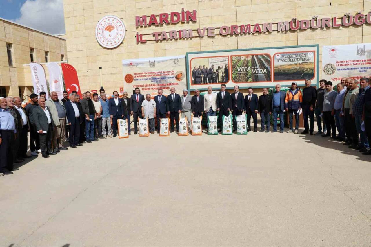 Mardin'de, Tarım Arazilerinin Kullanımının Etkinleştirilmesi (TAKE) Projesi kapsamında 371 çiftçiye