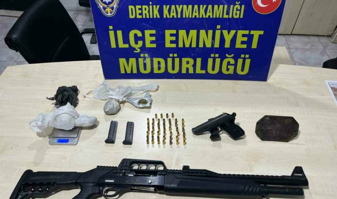 Mardin’de uyuşturucu operasyonunda 2 gözaltı Derik ilçesinde düzenlenen uyuşturucu operasyonunda 21 kök Hint keneviri, 65,4