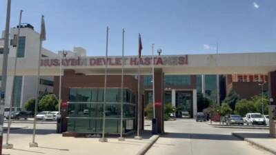 Mardin'in Nusaybin ilçesinde dağlık bir alanda bir erkeğe ait yanmış