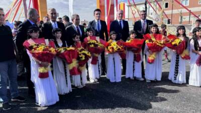 Mardin'in Nusaybin ilçesinde Adnan Polat Galatasaray Spor ve Eğitim Merkezi'nin