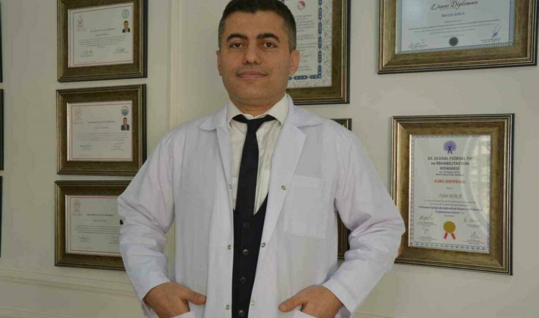 Fiziksel Tıp ve Rehabilitasyon Uzmanı Doç. Dr. İrfan Koca, ozon