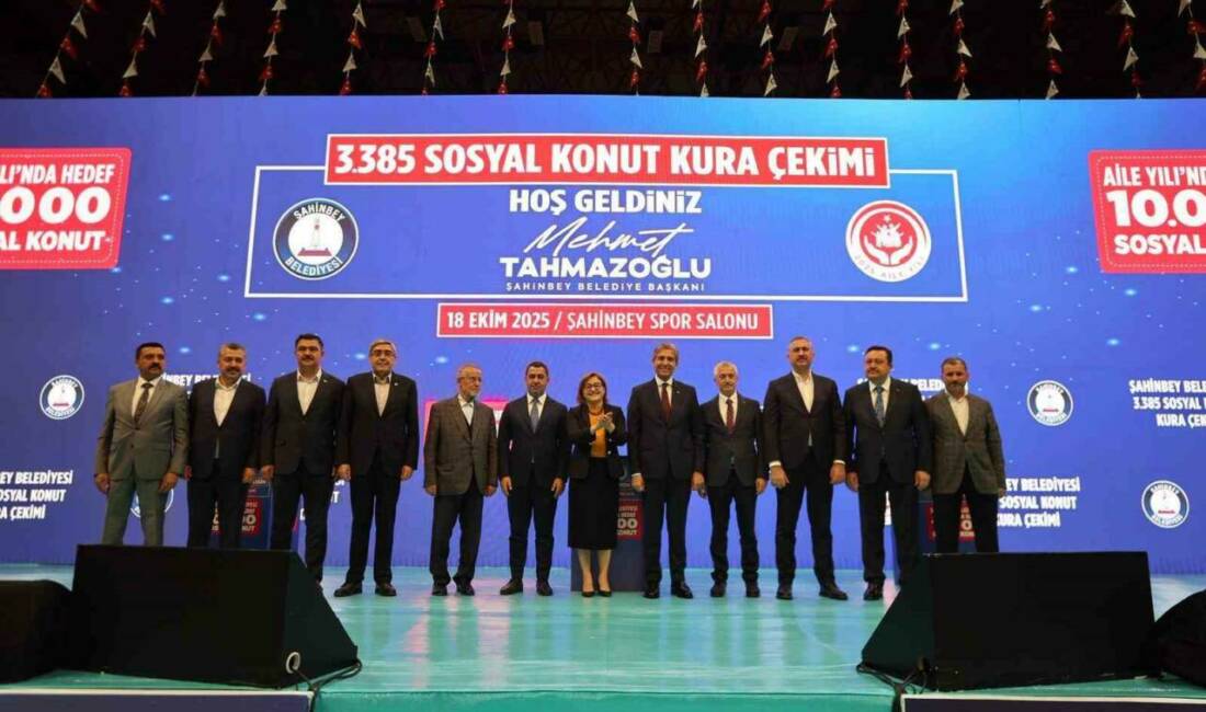Gaziantep'te 10 bin konutluk dev projenin ilk etabında 3 bin