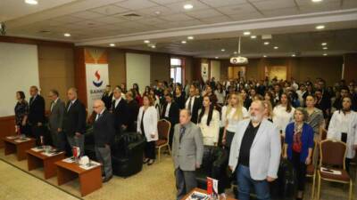 SANKO Üniversitesi’nde Cumhuriyet’in 102’nci yılı, düzenlenen törenle büyük bir coşkuyla